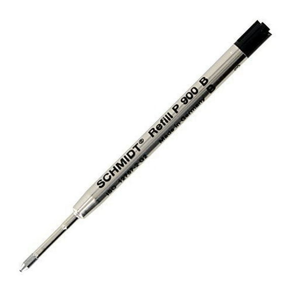 Schmidt P900 Parker Style Ballpoint Pen Refill - Black, Broad Point 1.0mm, 1 Pack (SC58141)