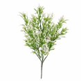thumbnail image 1 of Naiovety 5 tenedores, hojas de crisantemo artificiales rurales, hierba, planta en maceta, flores falsas, bonsái, maceta, decoración de boda Artificial Plantas Artificiales blanco Naiovety HA6744-06B, 1 of 6