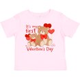 thumbnail image 3 of Inktastic It's My 1st Valentine's Day Boys or Girls Baby T-Shirt, 3 of 5