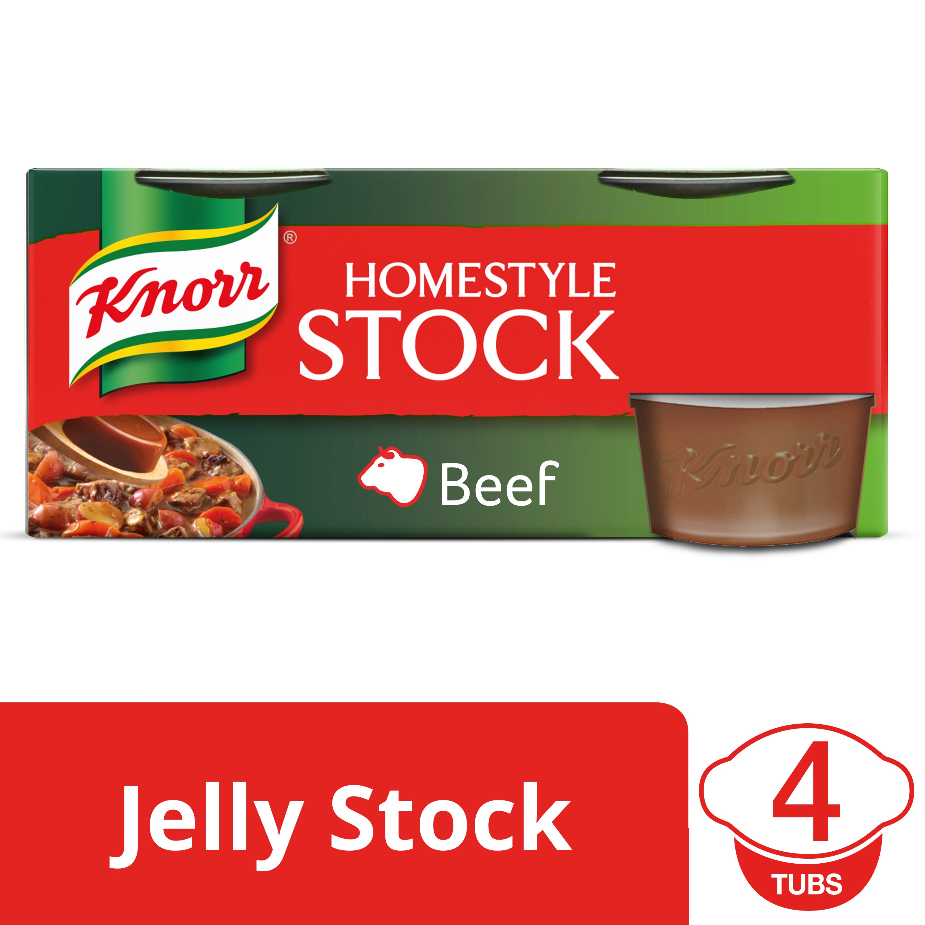 (4 Pack) Knorr Homestyle Stock Beef 4.66 oz