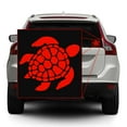 thumbnail image 2 of Sea Turtle Vinyl Transfer Decal Sticker for Laptop/Car/Truck/Window/Bumper (Matte Red, 5in [3-Pack]), 2 of 4