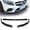 Painted Black, variant on Stay Tuned Performance For 19-21 Mercedes W205 C-Class C200 C300 C43 Carbon Look Front Bumper Lip 3PCS