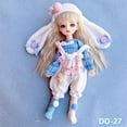 thumbnail image 3 of Vestido de muñeca bjd de 6 puntos, traje de otoño e invierno, falda de muñeca de 30 cm, uniforme de Lolita, 3 of 5