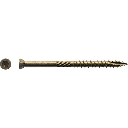 

1PK Big Timber #9 x 2-1/2 In. Bronze Trim Screw (5 Lb.)