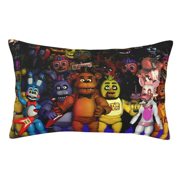 Saiise Five Nights At Freddy'S Printed Pillowcases with Envelope Closure, Gift for Women Men-14"x20" (Pillow not included)