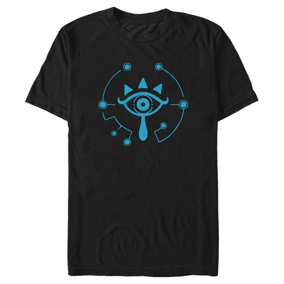 Men's Nintendo Zelda Breath of the Wild Eye Graphic Tee Black 4X Large