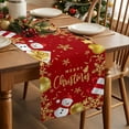 thumbnail image 3 of Red Christmas Dresser Scarf Farmhouse, Dining Table Decorations for Wedding/Parties, Snowman Xmas Snowflake Gifts Winter Table Runner 70 Inches Long for Kitchen Dining, 13 x 70 In, 3 of 9