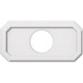 thumbnail image 1 of Ekena Millwork CMP18X9ED-05000 5 in. ID x 6.25 in. Rectangle Emerald Architectural Grade PVC Contemporary Ceiling Medallion, 1 of 1