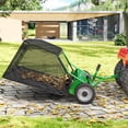 thumbnail image 5 of 48-In Tow Behind Lawn Sweeper with 25 Cu. Ft. Hopper, Adjustable Brushes and Universal Hitch Fit, 5 of 7
