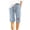 Blue, variant on Iyufng Shorts for Women Plus Size 4Th of July Casual Linen Shorts Women,Cotton and Linen Fashionable Printing Elastic Waist Drawstring 5-inch Shorts