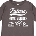 thumbnail image 4 of Inktastic Future Home Builder Contractor Boys or Girls Long Sleeve Toddler T-Shirt, 4 of 5