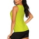 thumbnail image 3 of Fotbe Yellow Blusas Sin Mangas para Mujer – Estilo Casual, Corte Suelto, Slim-Fit, Cuello Redondo Deportivo, Tops de Verano para Gimnasio y Yoga-Small, 3 of 7