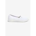 thumbnail image 4 of Comfortview Women's The Dottie Cotton Canvas Slip On Sneaker, 4 of 6