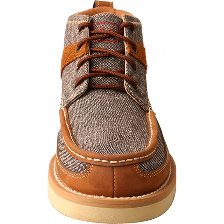 TWISTED X MEN\'S ECO TWX DUST LIGHT SHOES - MOC TOE Casual Brown Slip-On MENS 8 Twisted X Men main image 4