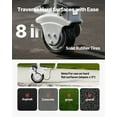 thumbnail image 6 of VEVOR Electric Trailer Dolly, 5500 lbs Towing Capacity, 380W 12V Motorized Jockey Wheel with 23 ft/min Moving Speed, 12.2-24.8 in Adjustable Clamp Height & 8 in Rubber Tire, For Moving Caravan Boat, 6 of 9