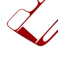 thumbnail image 3 of Red Carbon Fiber Center Multimedia Panel Cover Trim for Chrysler 200 2011-2014, 3 of 4