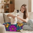 thumbnail image 6 of Pet Bed Pet Mat Cozy Removable & Washable Comfort For Cats And Dogs Colorful Wildflowers, 6 of 8
