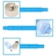 thumbnail image 3 of Dispensador Automático De Agua Y Comida Para Mascotas De 3,75 L, Alimentación Por Gravedad, Contenedor Transparente Desmontable Con Almohadillas Antideslizantes Para Gatos Y, 3 of 7