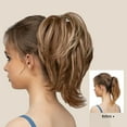 thumbnail image 6 of Natural Hair Extensions Messy Bun Clip with Bendable Wire for Women - 8 Inch Ponytail Piece for Stylish Hairdos and Daily Wear, 6 of 8
