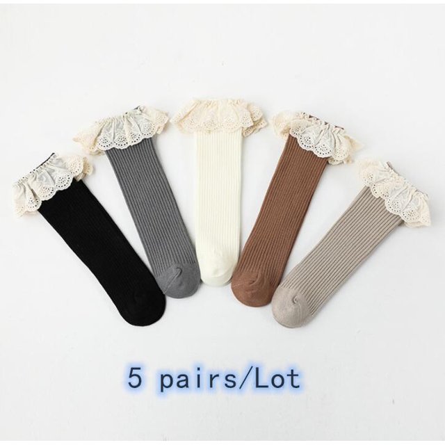 4 par/lote de calcetines nuevos para niñas, calcetines largos para niños hasta la rodilla, calcetines suaves de algodón para bebés, calcetines hasta la rodilla para niños de 0 a 8 años Tan Jianjun unisex