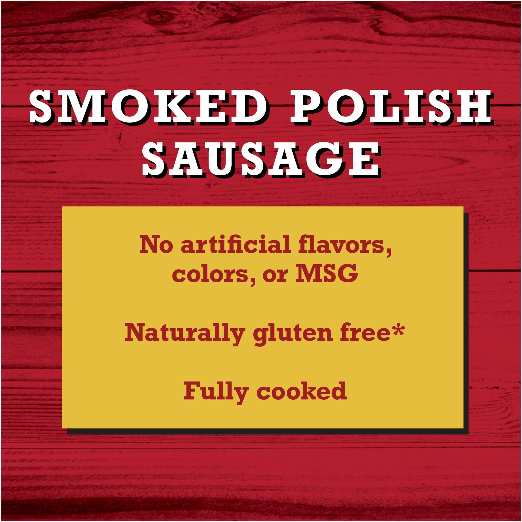 Bar-S Polish Smoked Sausage, 14-Count, 2.5 lb Family Pack