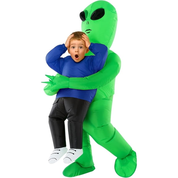 Morph Alien Pmu Inflatable Costume Kids S Halloween Costume For Unisex Green Small