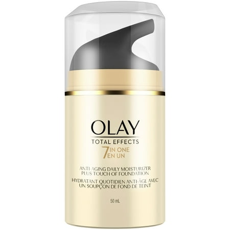 Olay Total Effects 7 in One Anti-Aging Moisturizer Plus a Touch of Foundation 1.7 fl. oz. Pump