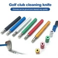 thumbnail image 4 of Golf Club Tool Golf Club Sharpener Tool Portable Golf Club Cleaning Pen for Maintenance Care Includes Golf Accessories Grooving Tool Golf Club Cleaner, 4 of 8