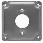 RACO Incorporated 801C 4" Sq SGL Recep Cover,