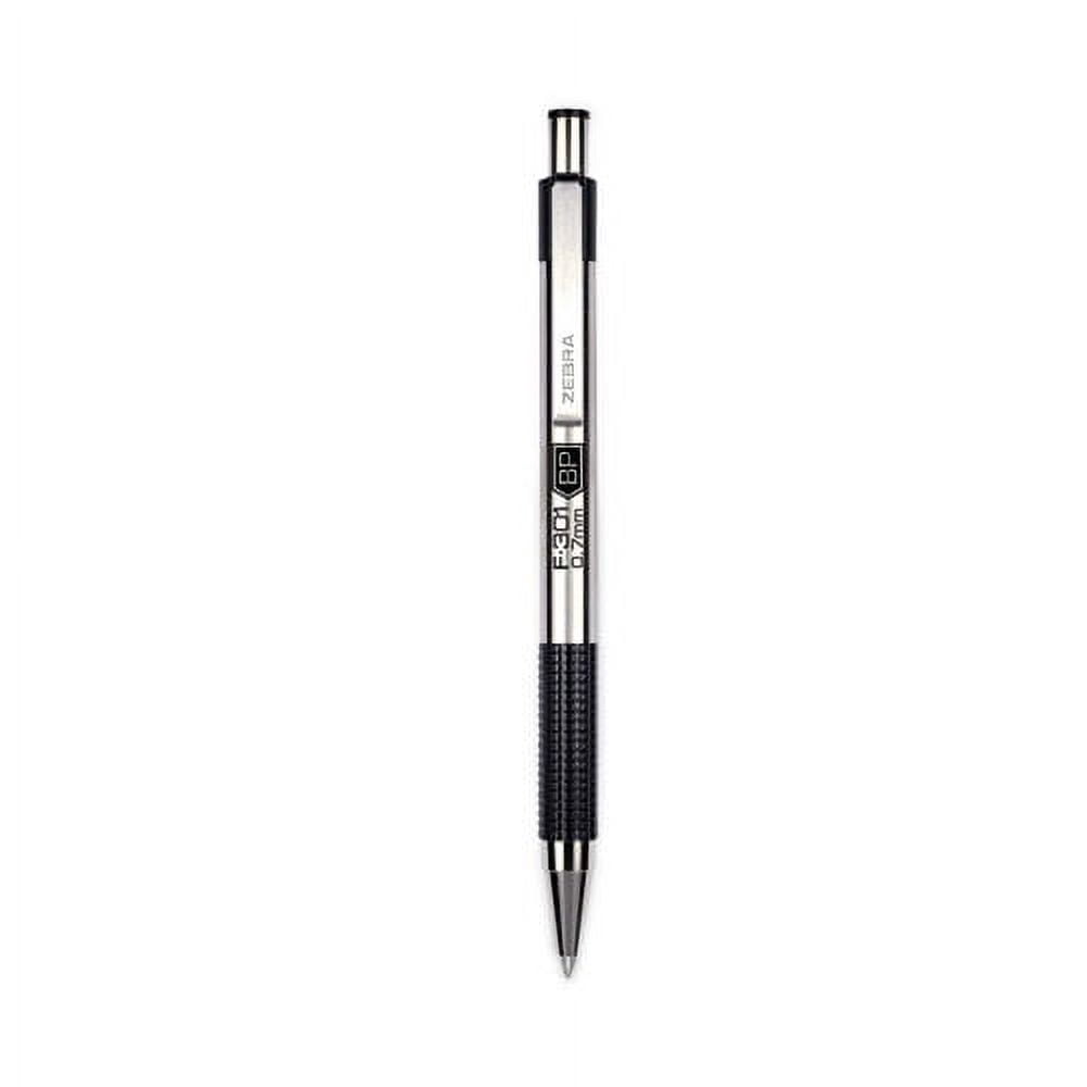 F-301 Ballpoint Pen, Retractable, Fine 0.7 Mm, Assorted Ink And Barrel Colors, 4/pack | Bundle of 2 Packs