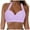 Light Purple, variant on Women Halter Bikini Tops Push Up Retro Bathing Suits Padded Swimsuit Top Only No Bottom (Light Purple, S)
