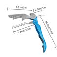 thumbnail image 2 of PVCS Stainless Steel Cork Screw Corkscrew MultiFunction Wine Bottle Cap Opener for Home, 2 of 2