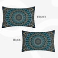 thumbnail image 2 of Goofa Mandala Pattern Pillow Case – Plush & Soft Cushion Cover, Hypoallergenic Throw Pillow Case for Comfortable Sleep with Envelope Closure-16"x24", 2 of 6