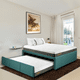 thumbnail image 1 of Cama doble Matrimonial Roomi Azul+ 2 Colchones Smile, 1 of 5