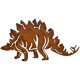 thumbnail image 4 of Dinosaurio Para Decoración, Estaca De Animales De Acero Inoxidable Para Decoración De Jardín, Patio O Balcón Speravity HA045089-03, 4 of 6