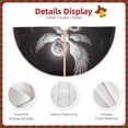 thumbnail image 6 of Lsque The Binding of Isaac Print Christmas Tree Skirt with Ties and Velcro,Xmas Holiday Decorations, Adjustable Tree Skirt-30", 6 of 6