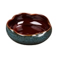 thumbnail image 1 of BINGLI Creative Bonsai Potted Flower Pot Ceramic Non-Porous Hydroponic Container Large Caliber Flow Glaze Daffodil Pot Bowl Lotus Water Lily Succulent Household Simple Ceramic Basin, 1 of 8