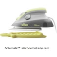 thumbnail image 5 of oliso M3Pro Project Steam Iron with Solemate - for Sewing, Quilting, Crafting, and Travel | 1000 Watt Ceramic Soleplate Steam Iron | Aqua, 5 of 7