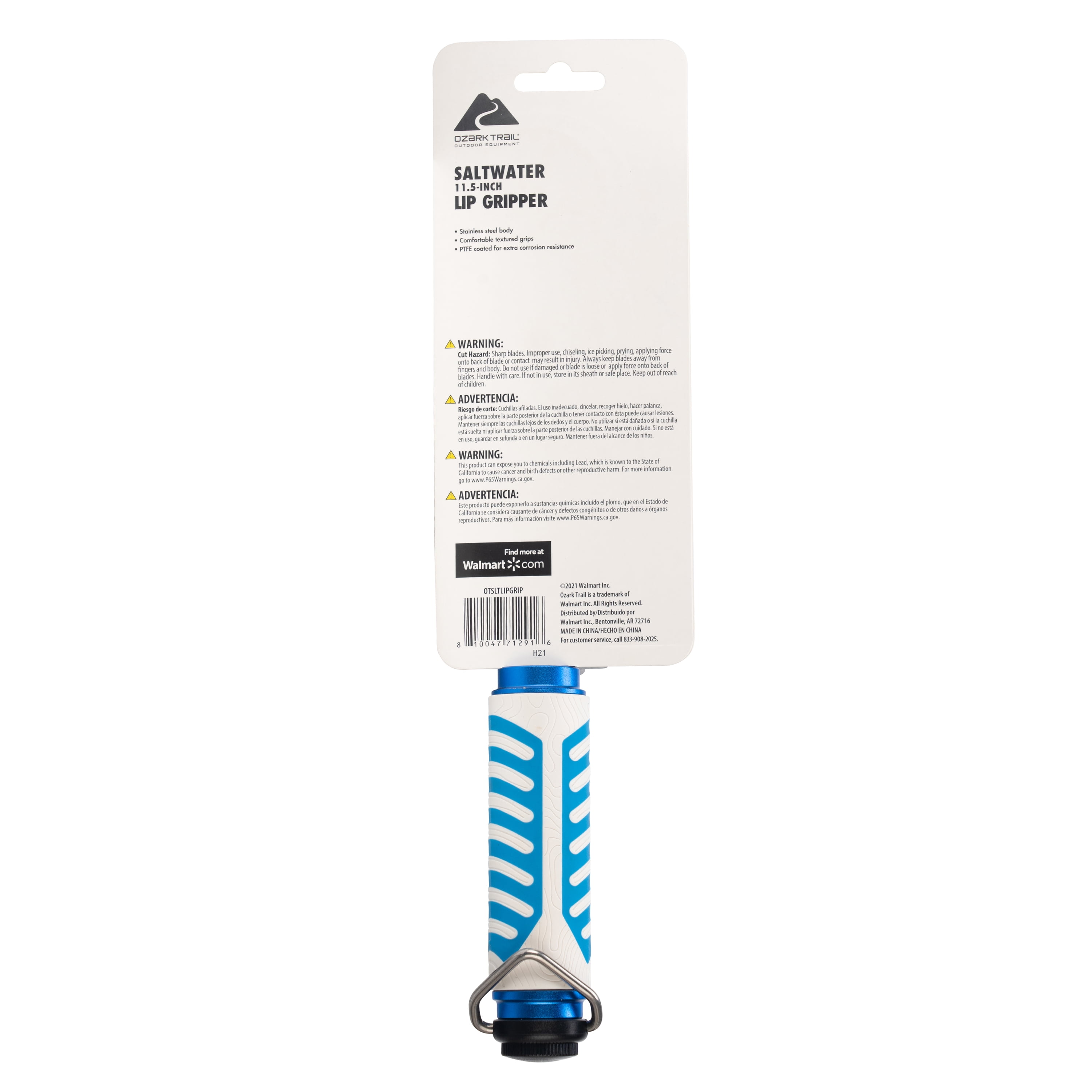Ozark Trail Steel Salt Lip Gripper, Fishing Pliers & Tools