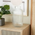 thumbnail image 2 of DecMode 14" Ribbed Glass Vase, 2 of 9