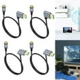 thumbnail image 2 of Adaptateur de Câble Mini HDMI-Compatible vers HDMI-Compatible 0.5/1/2M 8K HDMI-Compatible 2.1 pour Caméra Caméscope Tablette Angle Bas 0.5M, 2 of 6