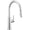 Chrome, variant on Delta 19867Lf Nicoli 1.8 GPM Single Hole Pull Down Kitchen Faucet - Bronze