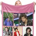thumbnail image 4 of Celebrity Photo Printed Polyester Throw Blanket - 80x100cm, 4 of 5