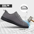 thumbnail image 5 of LARNMERN Steel Toe Shoes Men Hands Free Work Shoes Slip On Safety Toe Sneakers Lightweight Comfortable Walking, 5 of 7