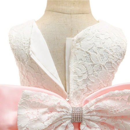 

Aayomet Flower Girl Dresses Clothes Formal Tutu Lace Dress+Headband Baby Wedding Girls Set Bowknot Princess Girls Dress&Skirt Beige 12-18 Months