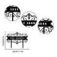 thumbnail image 3 of Custom Metal Address Stake,Address Sign with Stake,Personalized Garden House Number Sign,Front Porch Decor,Lawn Mounted Metal, 3 of 6