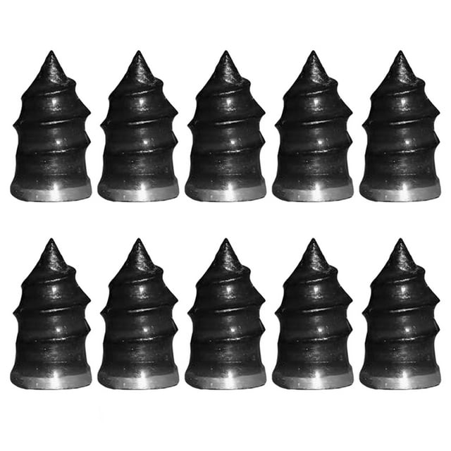 Tignapoo 10-Pack Heavy-Duty Tire Repair Nails for Motorcycles and Vehicles - No-Disassemble, Quick-Repair Mushroom Plugs for Puncture Fixing - Available in Large Size