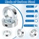 thumbnail image 3 of Uxcell 2Pcs 2" Collar de eje, 3" OD 7/8" ancho de acero al carbono con recubrimiento de zinc, 3 of 7