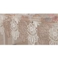 thumbnail image 4 of Lace Polyester Tablecloth Embroidery Square Table Cloths for Party Wedding Kitchen Dining Home Decorations, 60 x 60 Inch, Beige, 4 of 6