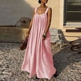thumbnail image 2 of Swuxness Long Dresses for Women with Sleeveless and Solid Color Tassel Elegant Party Gown, 2 of 5